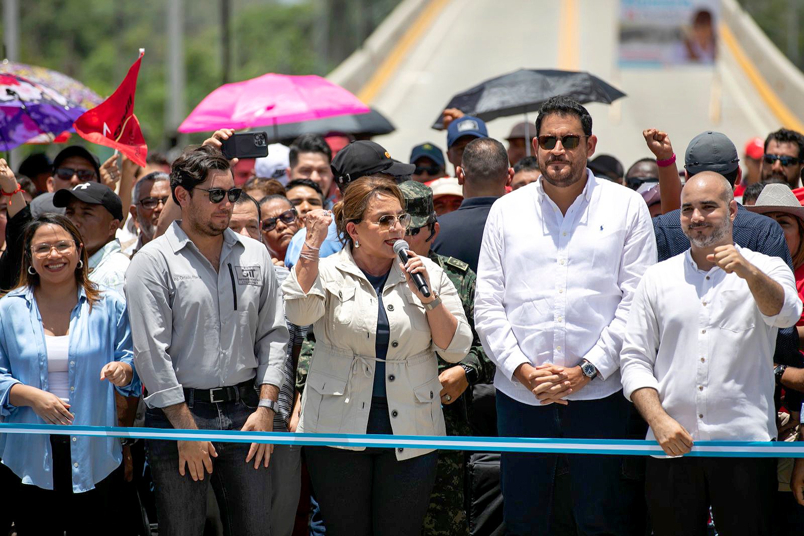 Discurso de la presidenta, Iris Xiomara Castro, con ocasión de inaugurar el proyecto de la calle 8 en La Ceiba, Atlántida.