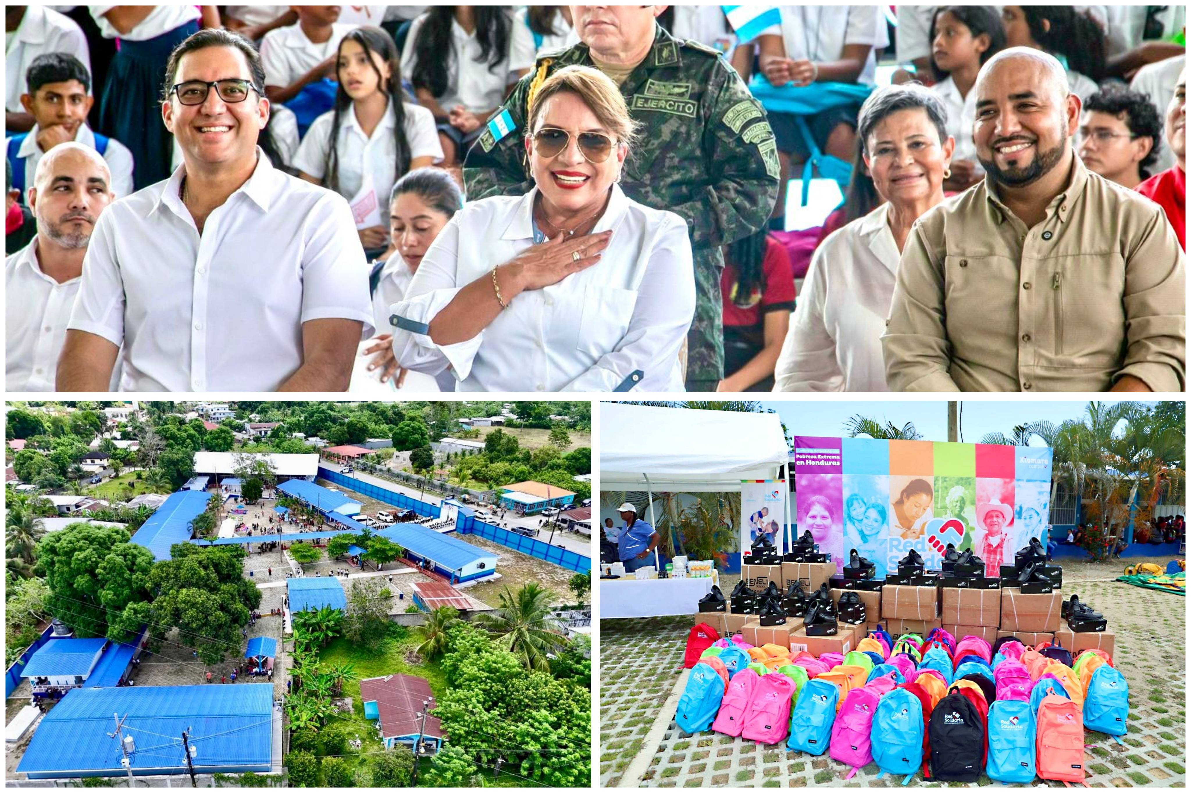 Gobierno de Xiomara Castro invierte L18.3 millones en rescate de centro educativo abandonado por la narcodictadura en El Porvenir, Atlántida