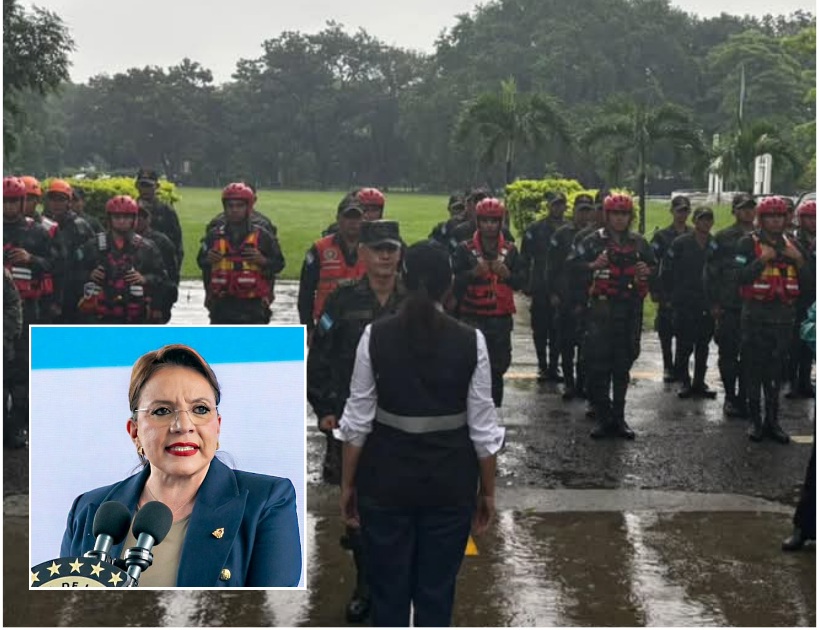 Presidenta Xiomara Castro atiende personalmente la emergencia por la tormenta tropical 